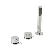 Zoo 4 Hole Bath Shower Mixer Single Lever Deck Mounted